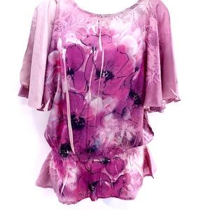 Fred David silky blouse S